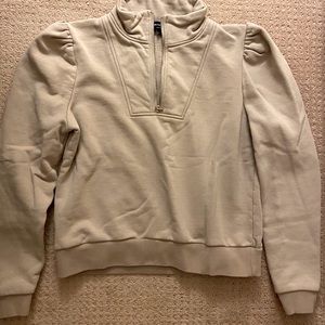 Puff sleeve sweatshirt